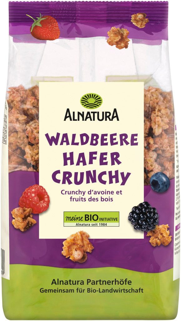 Bio Alnatura Waldbeere Hafer Crunchy 375g