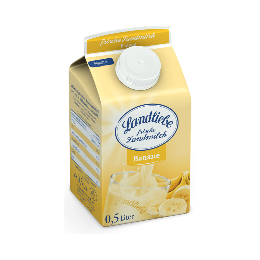 Landliebe Банан 1,5% 0,5l