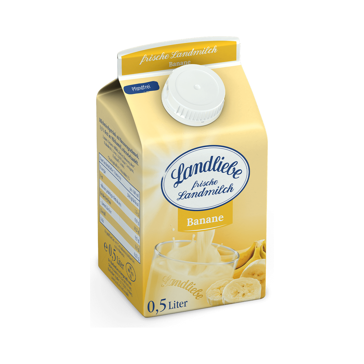 Landliebe Банан 1,5% 0,5l