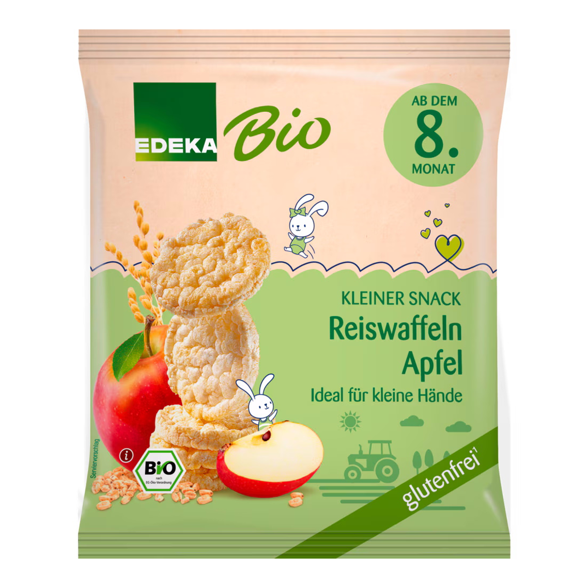 Bio EDEKA Apfel Reiswaffeln 35g