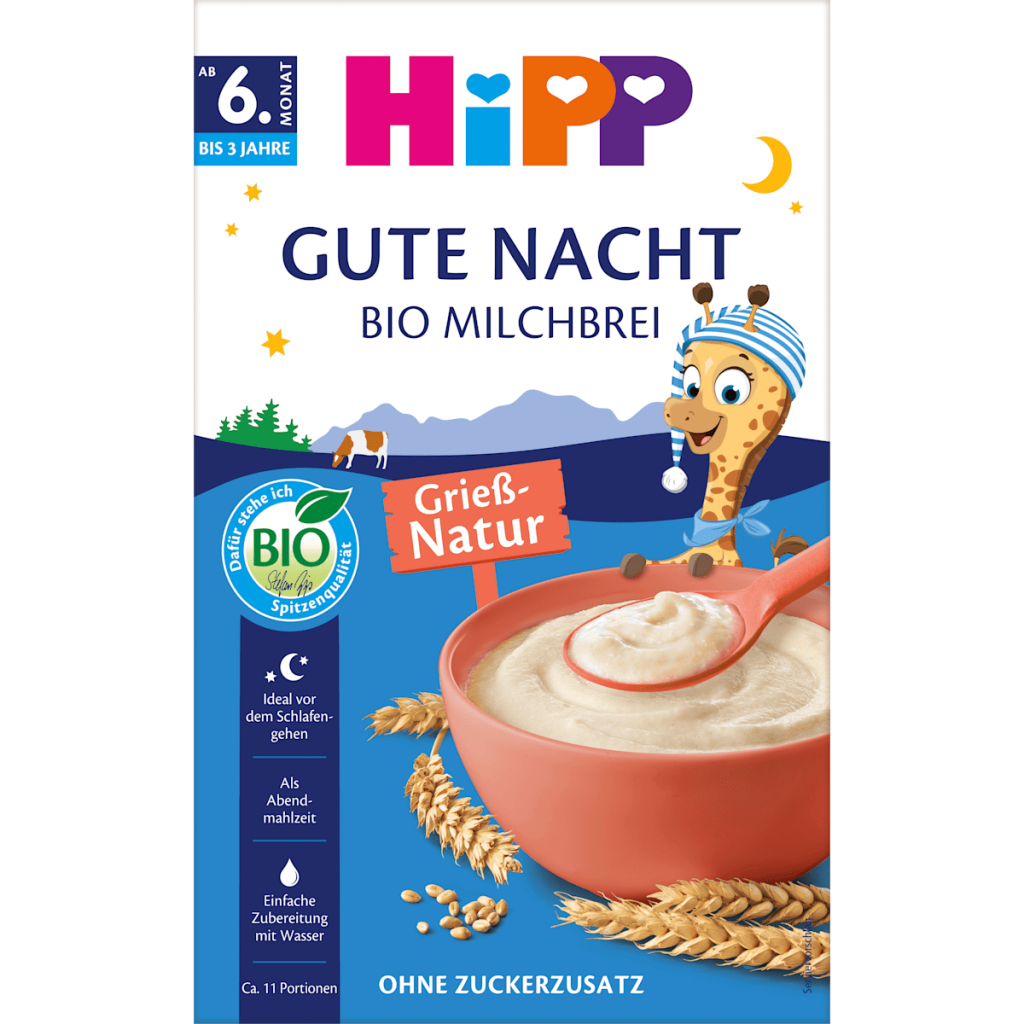 Bio Hipp Milchbrei Kindergrieß 475g