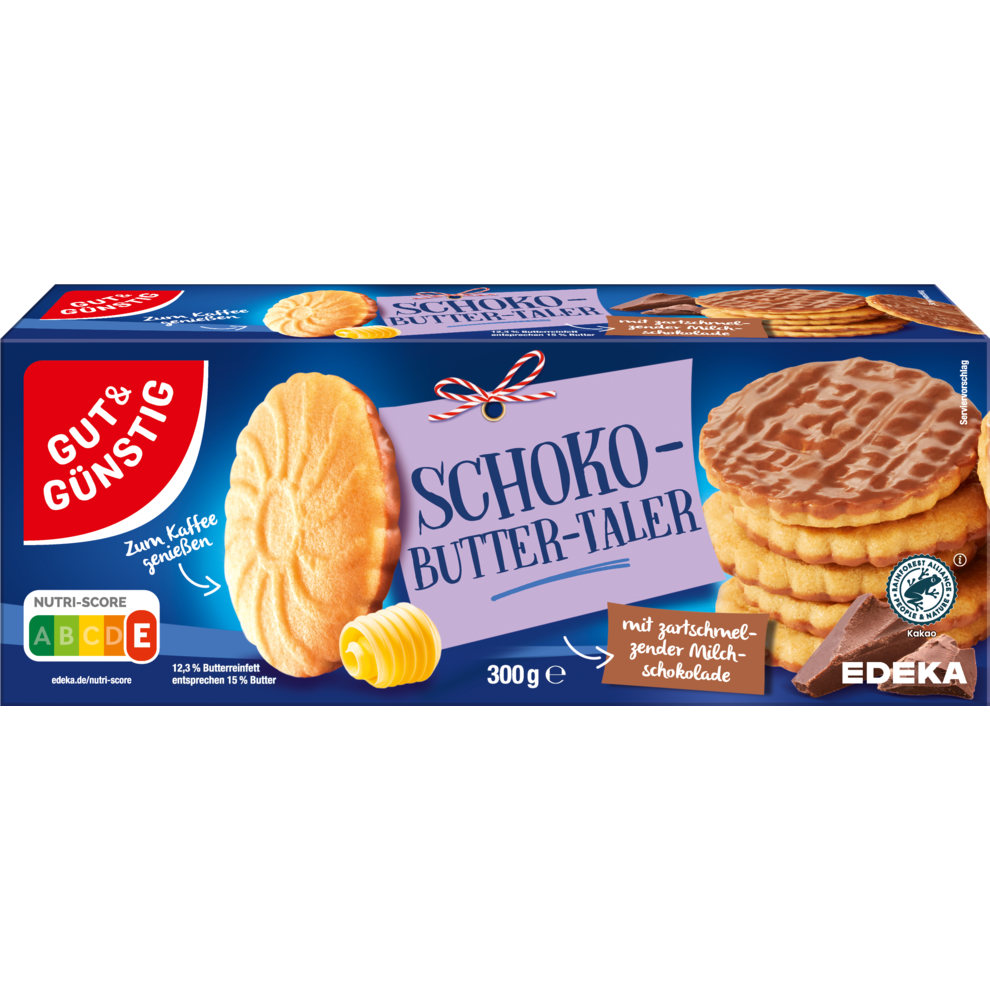 GUT&GÜNSTIG Schoko Buttertaler 300g