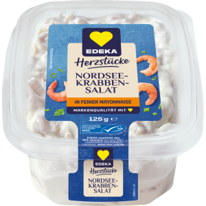 MSC EDEKA Herzstücke Nordseekrabbensalat 125g