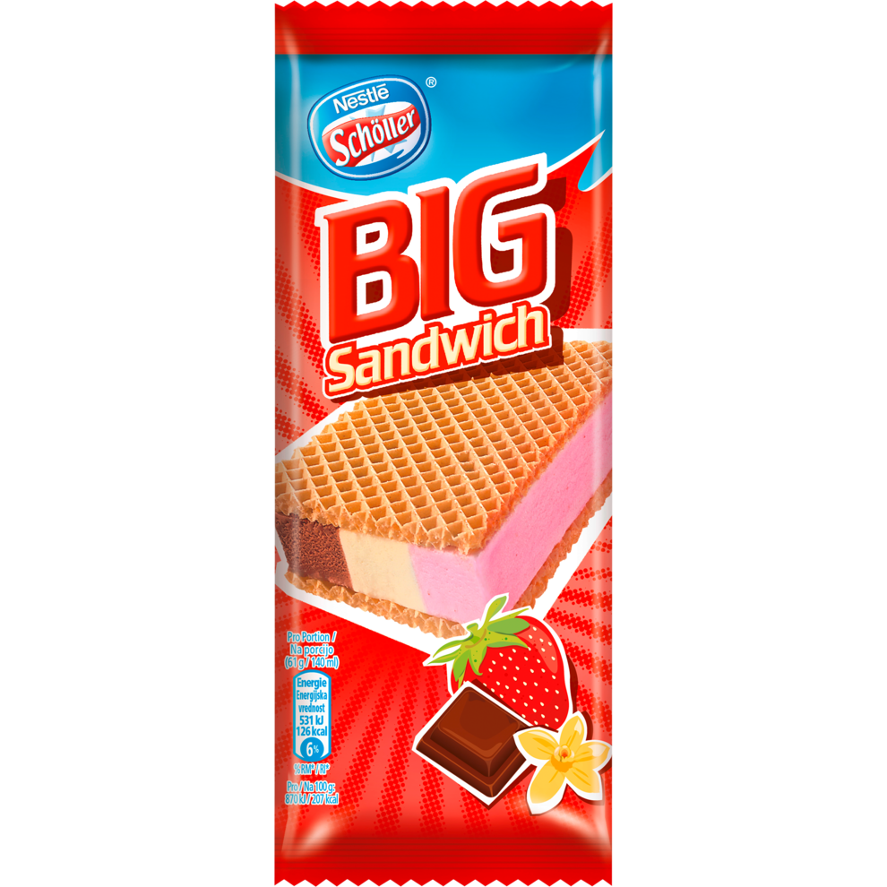 Schöller Большой сэндвич 140ml