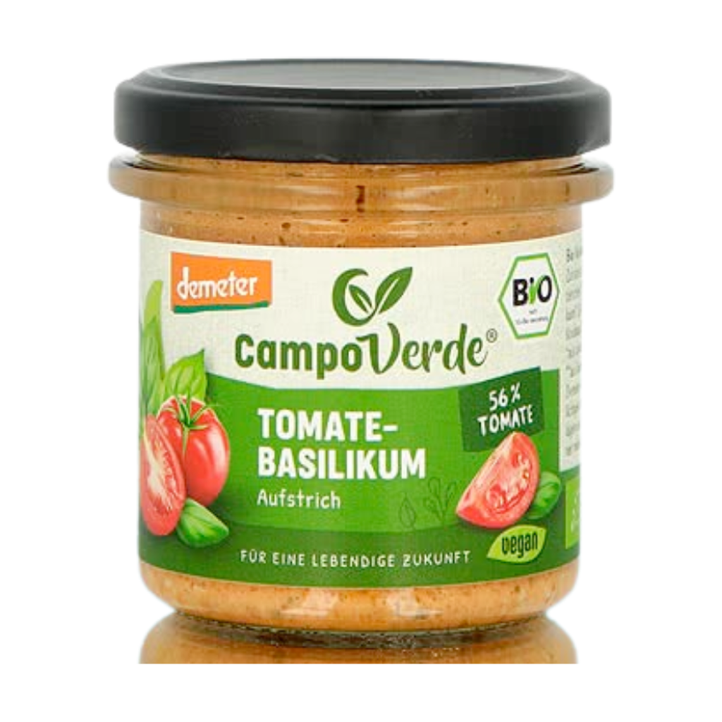 Demeter Campo Verde Aufstrich Tomate-Basilikum 135g
