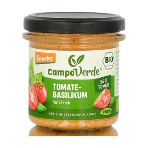 Demeter Campo Verde Aufstrich Tomate-Basilikum 135g