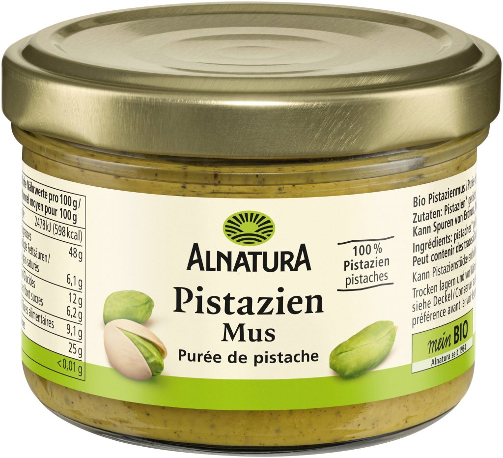 Bio Alnatura Pistazienmus 180g