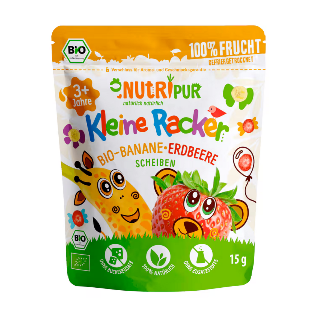Nutripur Kleiner Racker Erdbeer Banane 15g