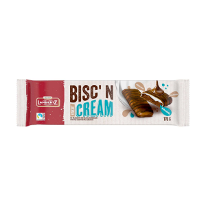 Lambertz Bisc'n Cream Gebäck Milchcreme Kakao Vollmilch-Zartbitter-Dekor 170g
