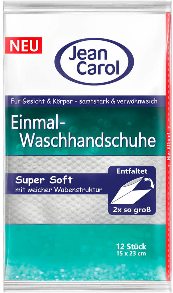 Jean Carol Einmal-Waschhandschuhe 12ST