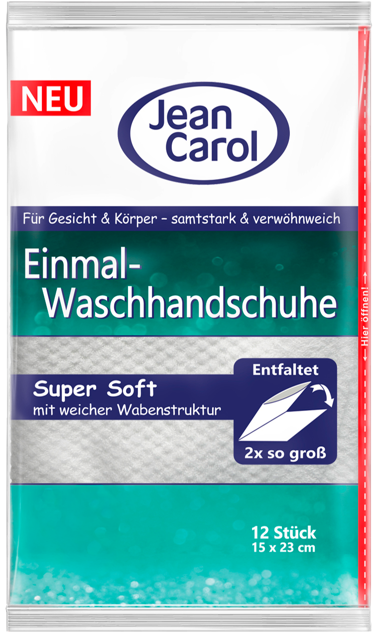 Jean Carol Einmal-Waschhandschuhe 12ST