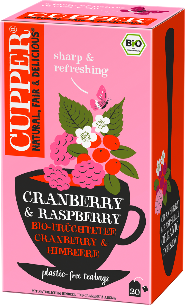 Bio Cupper Cranberry&Raspberry 20ST 40g