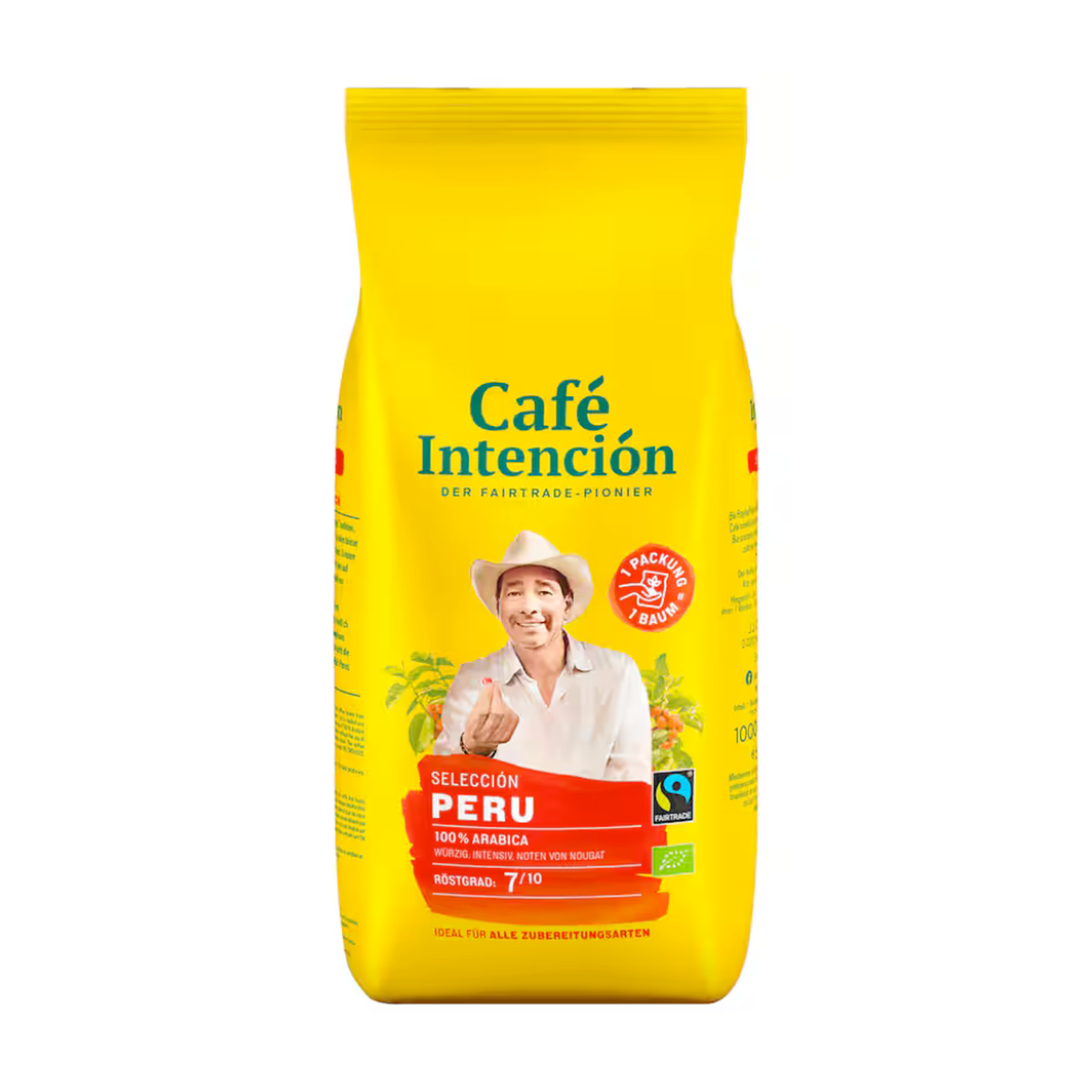 Bio Cafe Intencion Bohne Peru Fairtrade 1kg