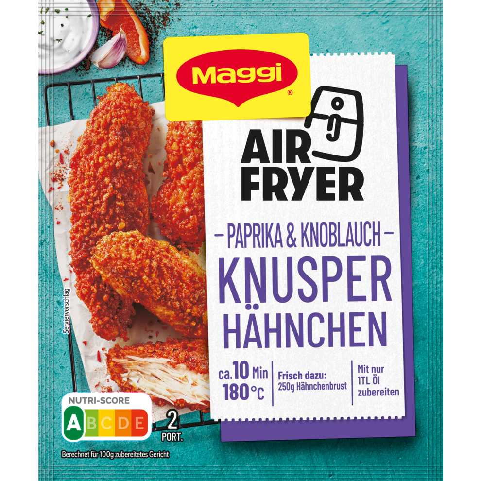 Maggi Fix Airfryer Knusper Hähnchen Paprika&Knoblauch 39g