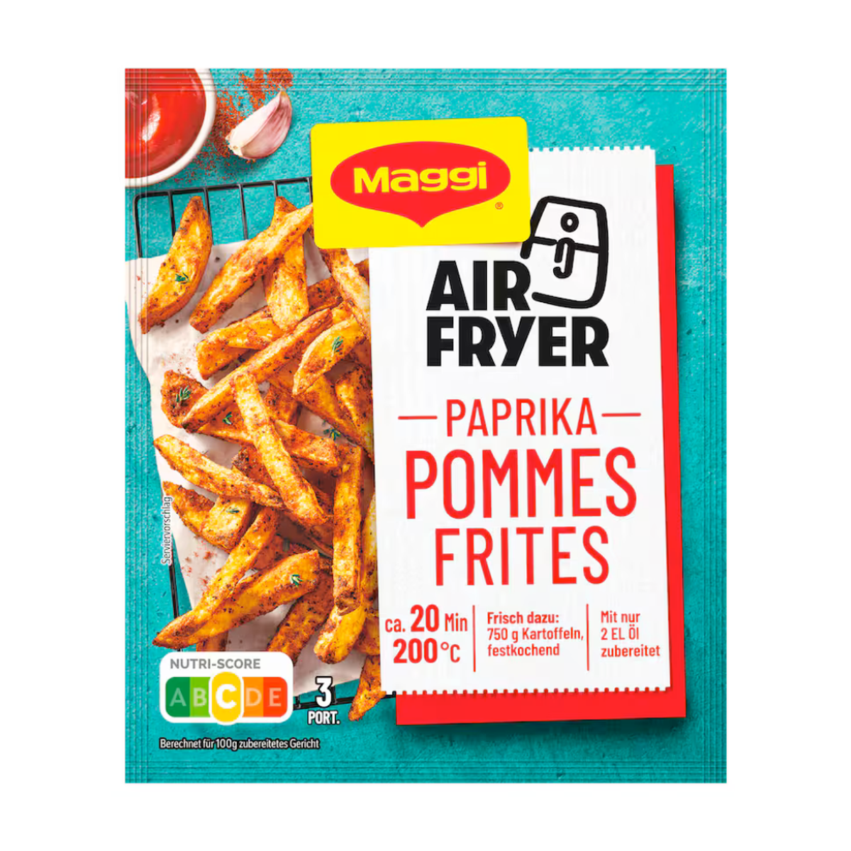 Maggi Fix Airfryer Knusper Pommes Paprika 34g