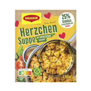 Maggi Guten Appetit Herzchen Suppe für 750ml 33g