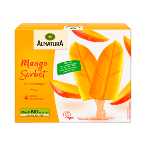 Bio Alnatura Fruchteis Mango 4ST 184ml