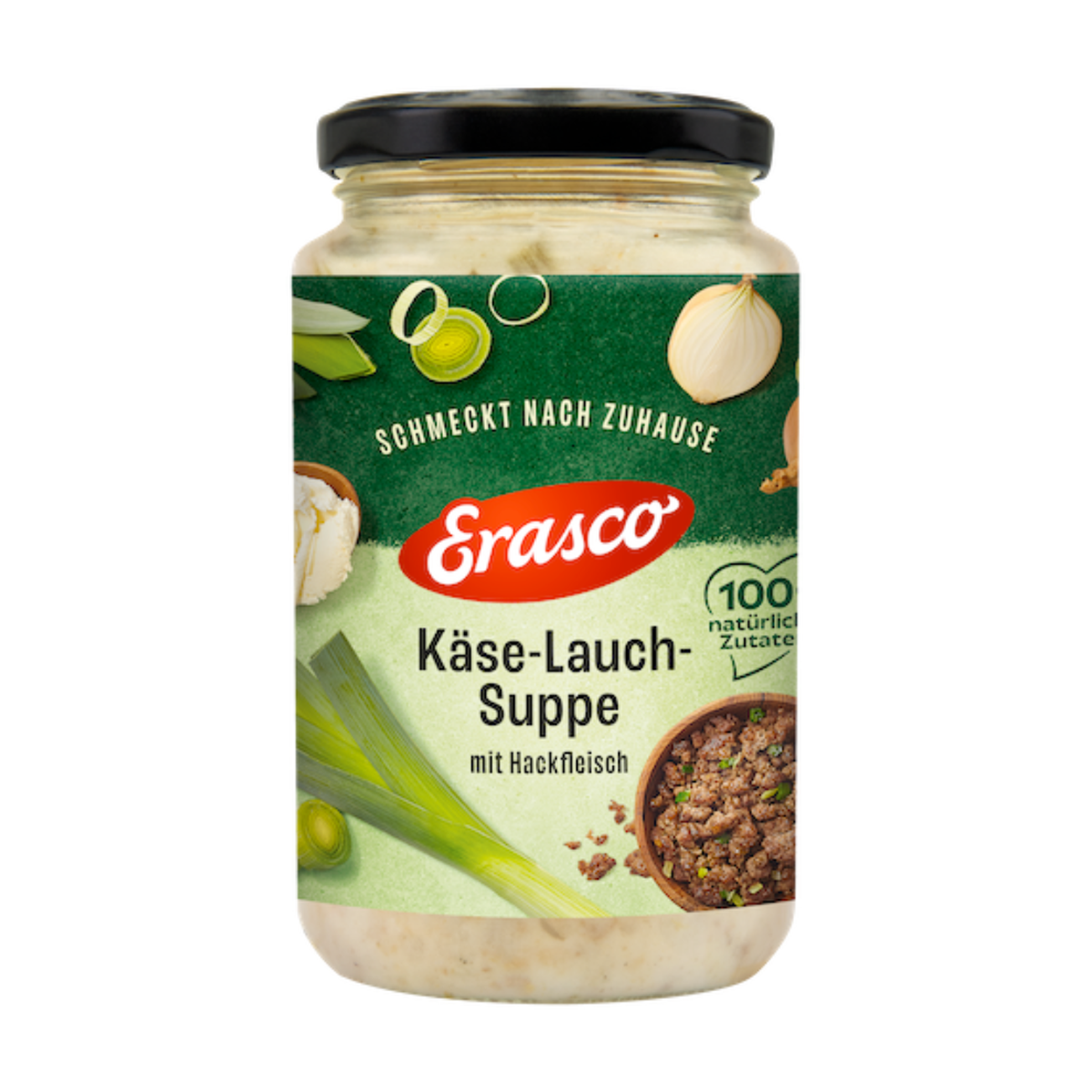 Erasco Käse-Lauch-Suppe mit Hackfleisch 350ml