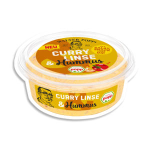 Popp Curry Linse & Hummus 175g