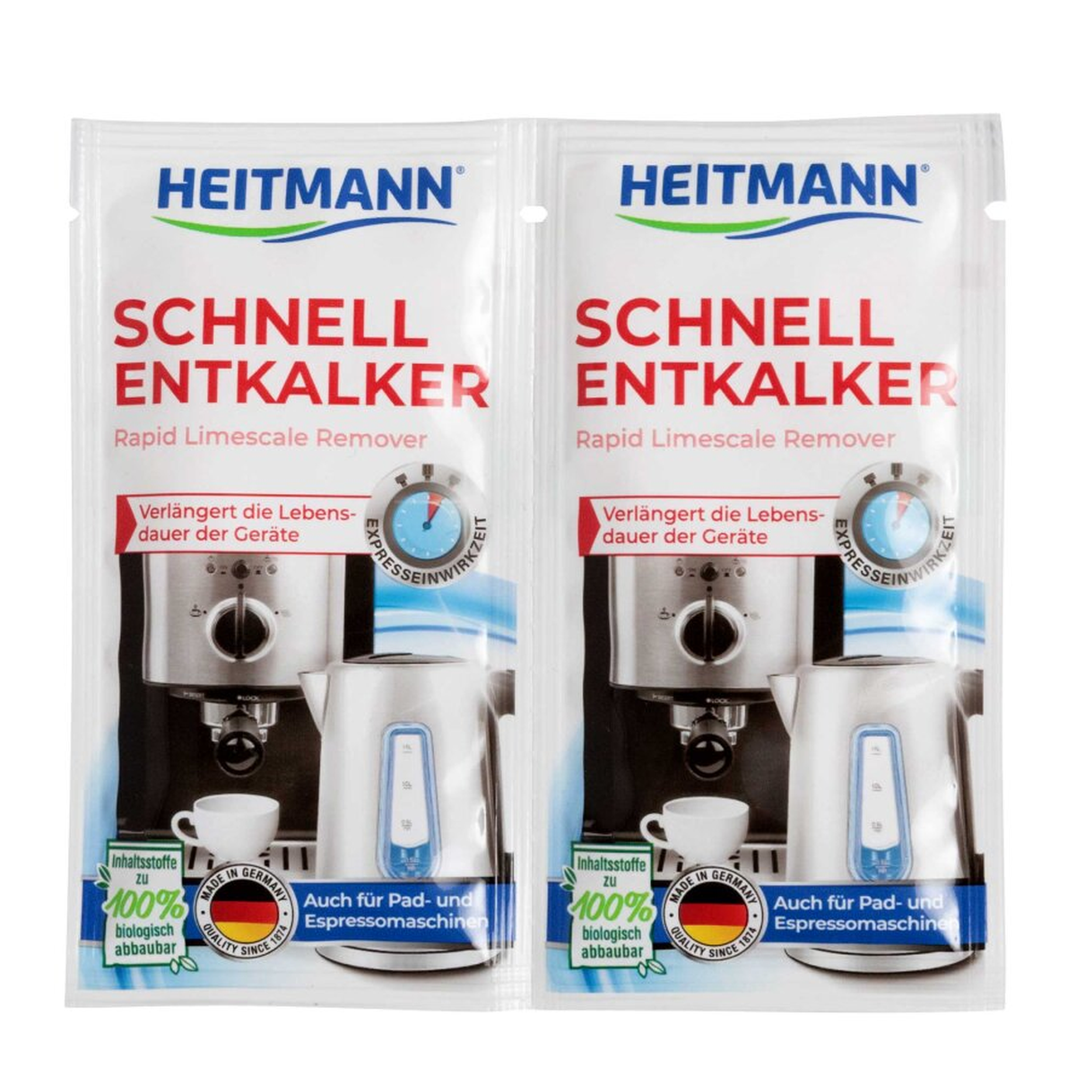 HEITMANN Schnell-Entkalker 2x15g