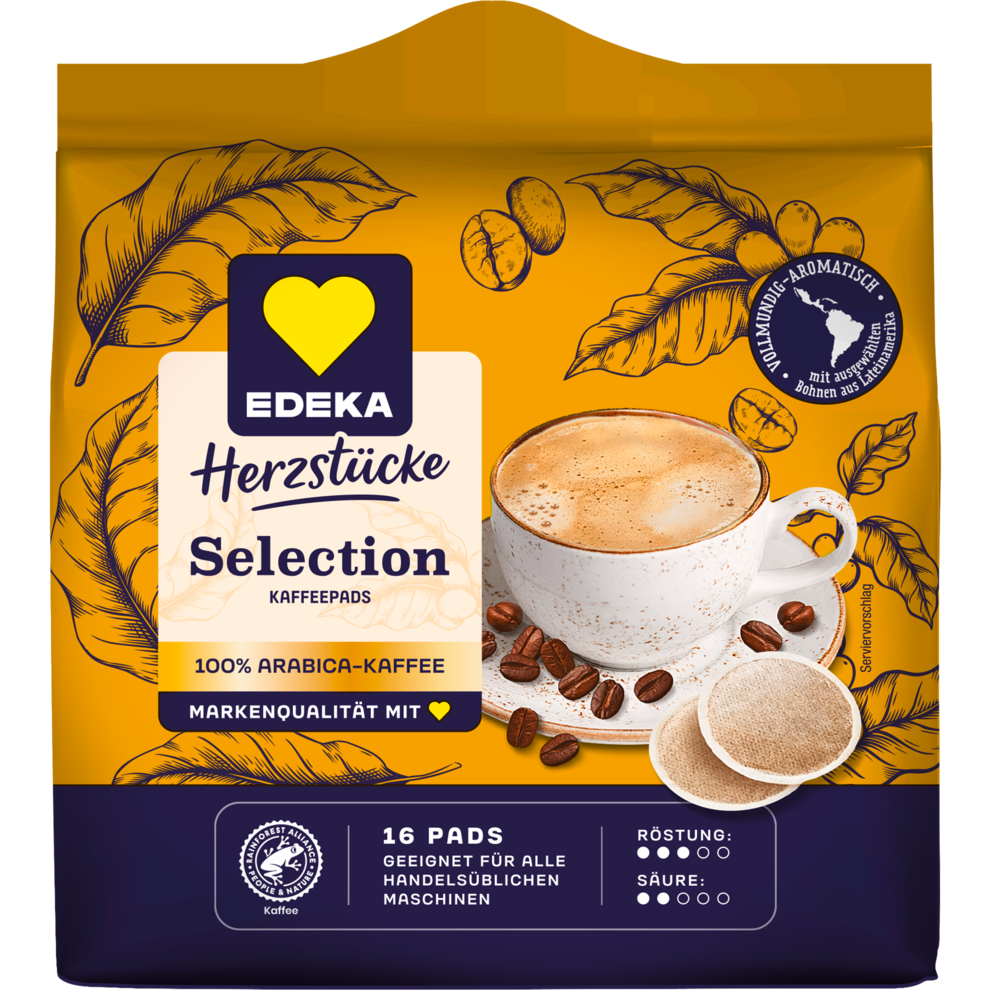 EDEKA Herzstücke Kaffeepads Selection 112g
