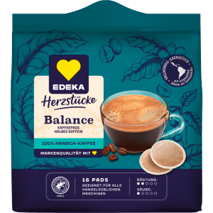 EDEKA Herzstücke Kaffeepads Balance 112g