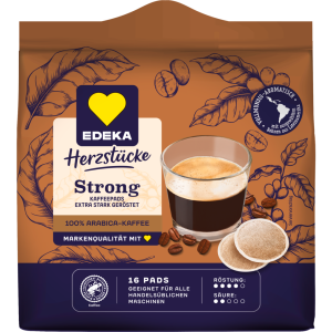 EDEKA Herzstücke Kaffeepads Strong 112g