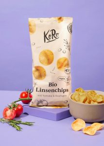 Bio Koro Linsenchips mit Tomate & Rosmarin 100g