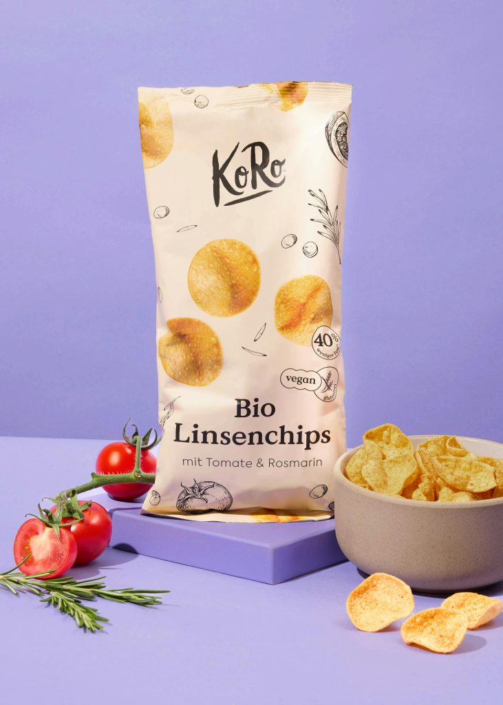 Bio Koro Linsenchips mit Tomate & Rosmarin 100g