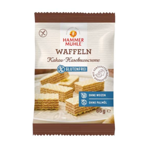 Hammermühle Waffeln Kakao-Haselnusscreme 65g
