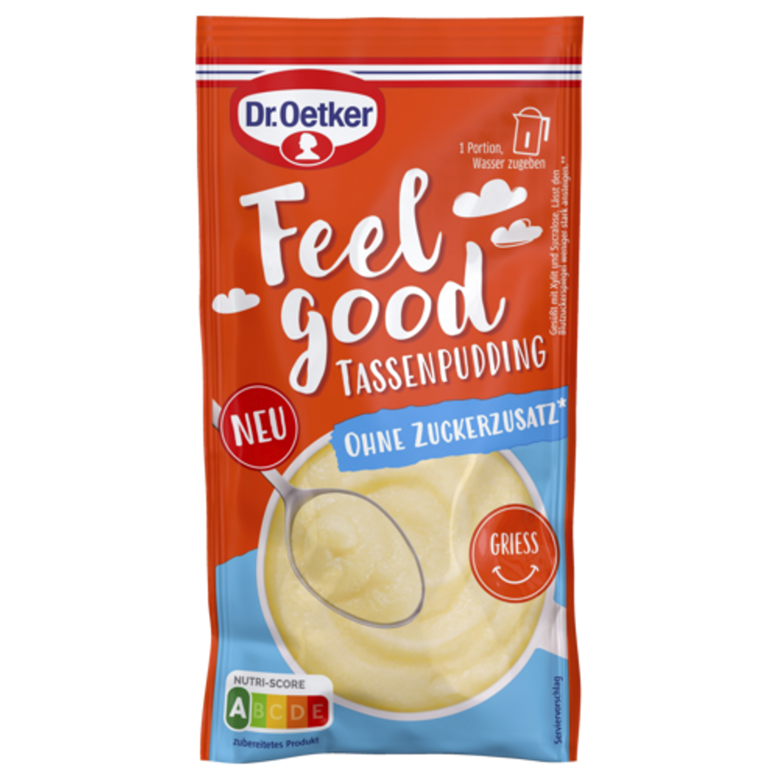 Dr.Oetker Feel Good Tassenpudding Grieß für 150ml 67g