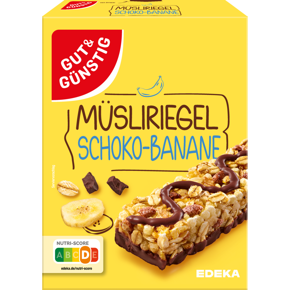 GUT&GÜNSTIG Müsliriegel Schoko Banane 8x25g