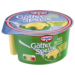 Dr.Oetker Götterspeise Waldmeister mit Bourbon-Vanille Sosse 160g