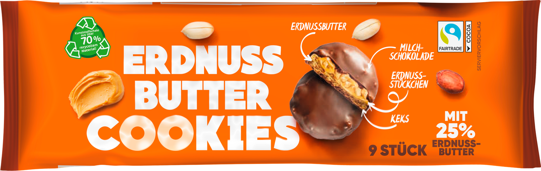 Pico Food Erdnussbutter Cookies 194g