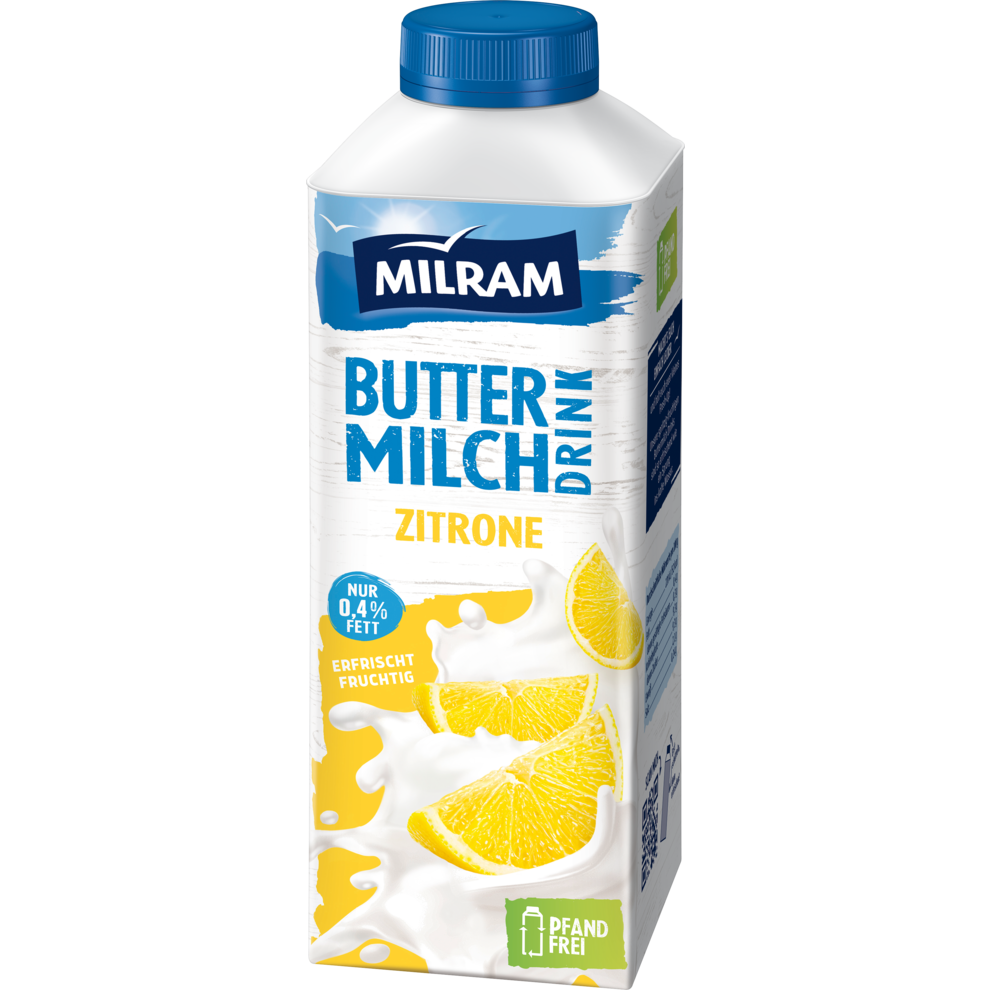 Milram Buttermilch Drink Zitrone 750g