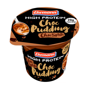 Ehrmann High Protein Pudding Choc Chocsplits 230g
