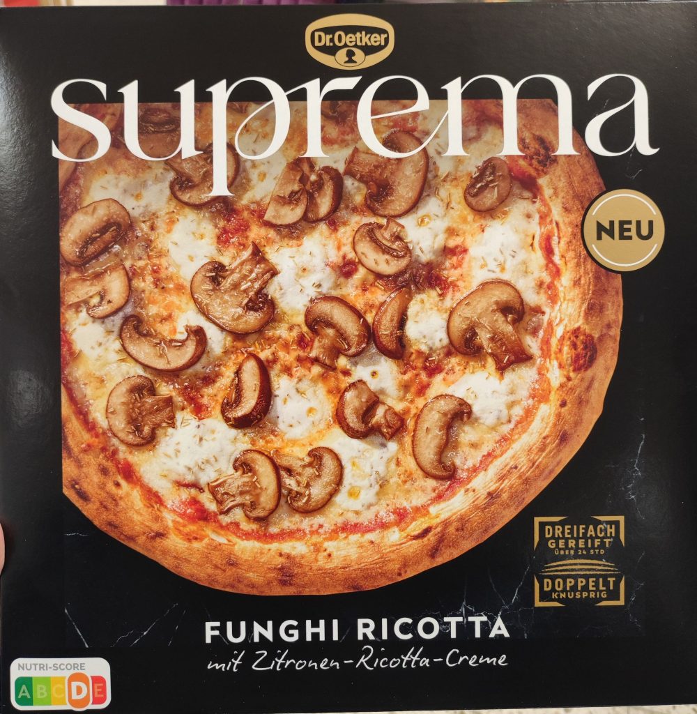 Dr.Oetker Suprema Pizza Funghi Ricotta 525g