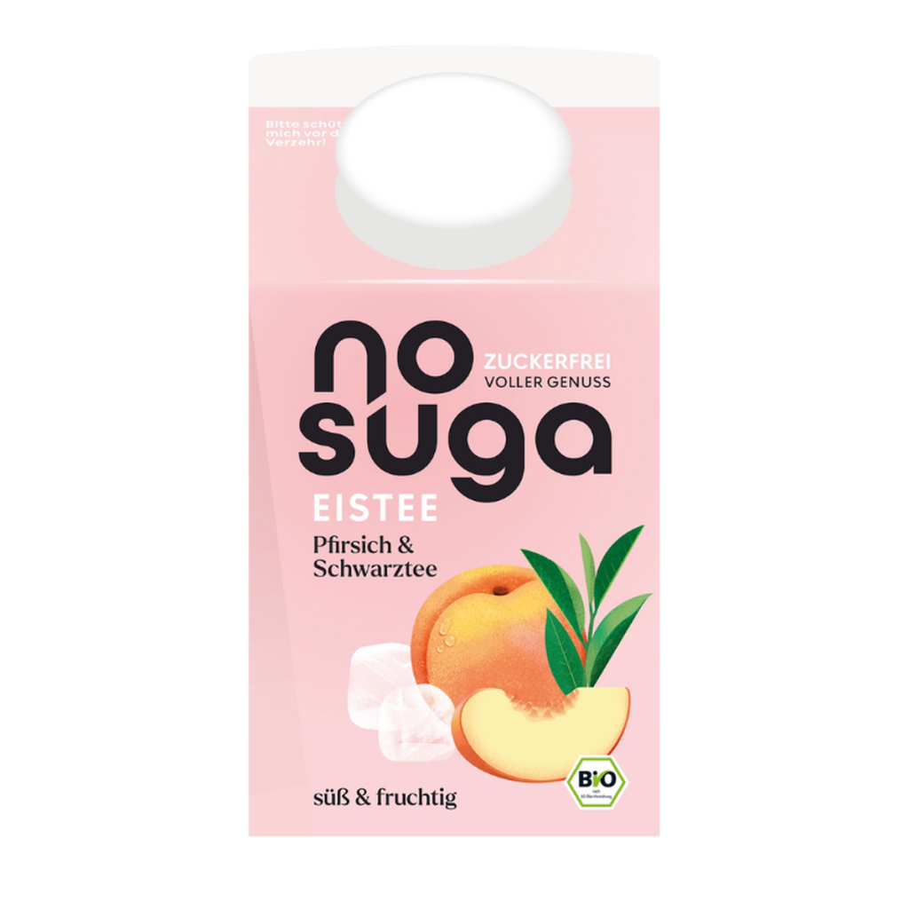 Bio Nosuga Eistee Pfirsich&Schwarztee 0,5l EW