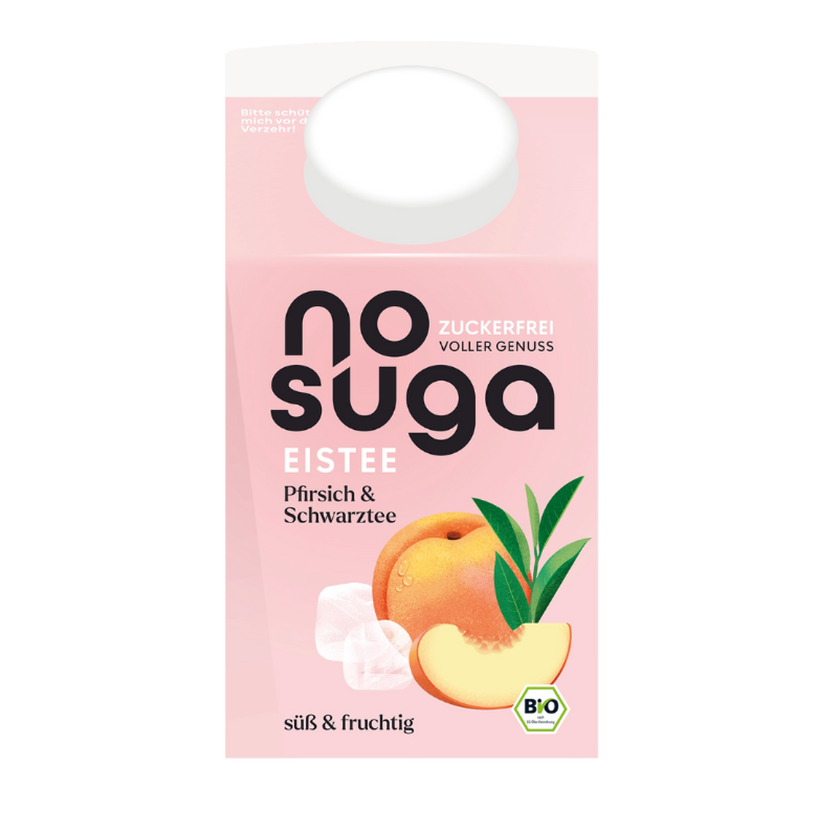 Bio Nosuga Eistee Pfirsich&Schwarztee 0,5l EW