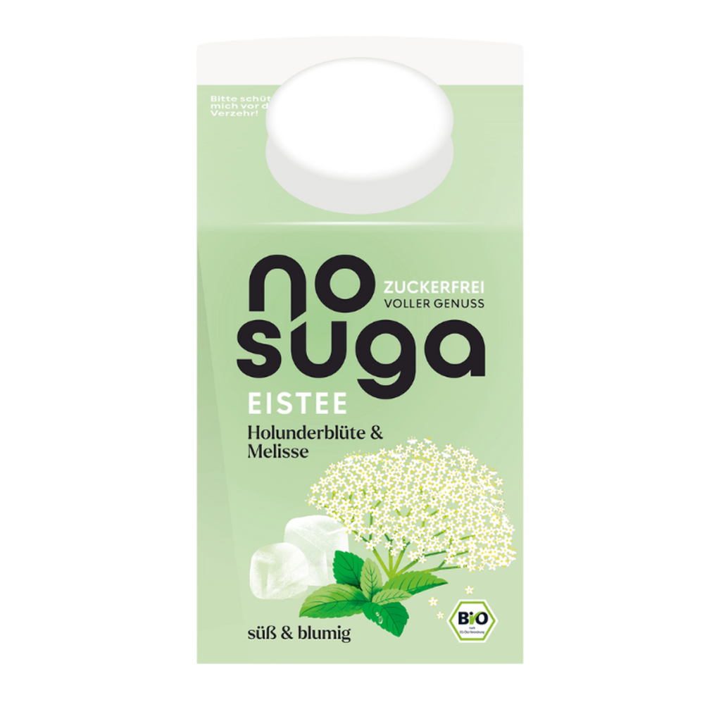 Bio Nosuga Eistee Holunderblüte&Melisse 0,5l EW