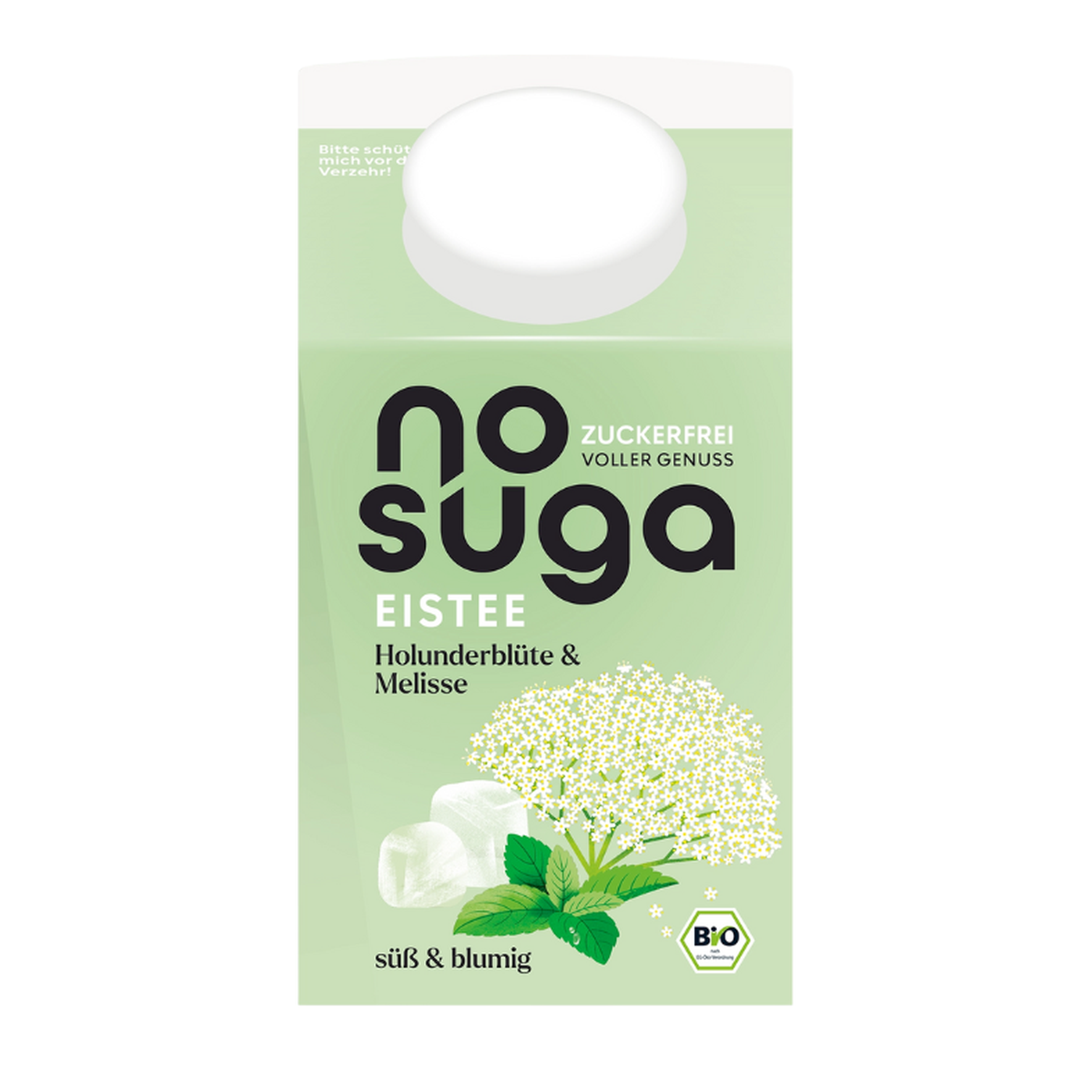 Bio Nosuga Eistee Holunderblüte&Melisse 0,5l EW