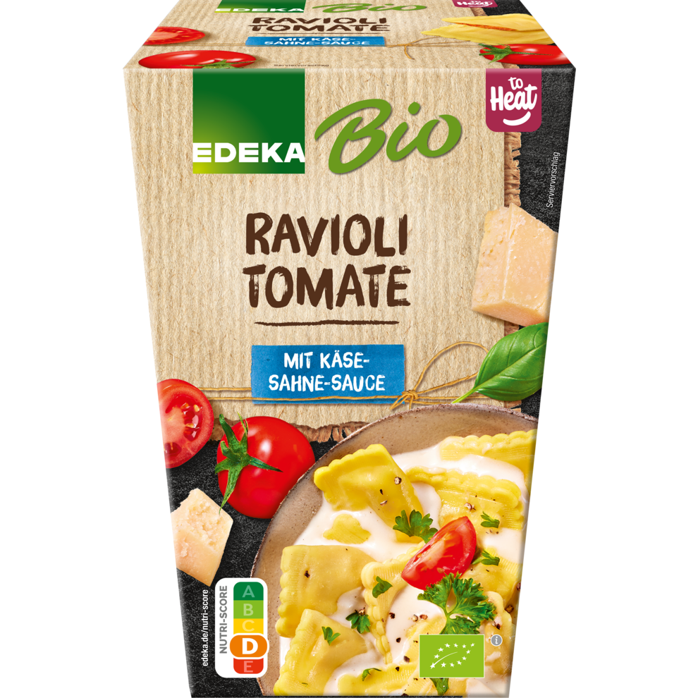 Bio EDEKA Ravioli Tomate mit Käse-Sahne-Soße 350g