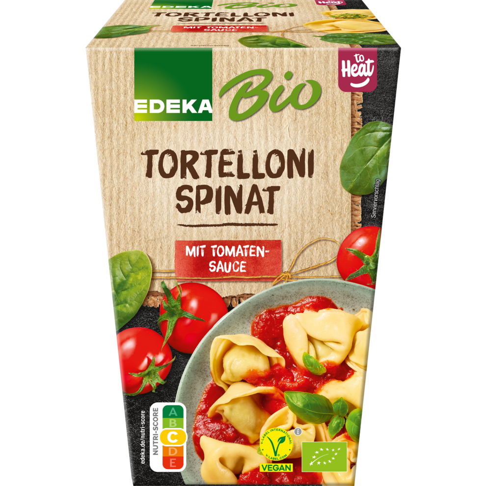 Bio EDEKA Tortelloni Spinat mit Tomatensoße 350g