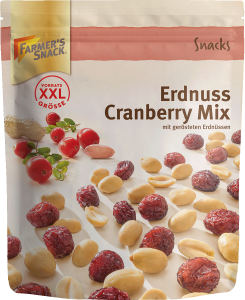 Farmers Snack Erdnuss Cranberry Mix 300g