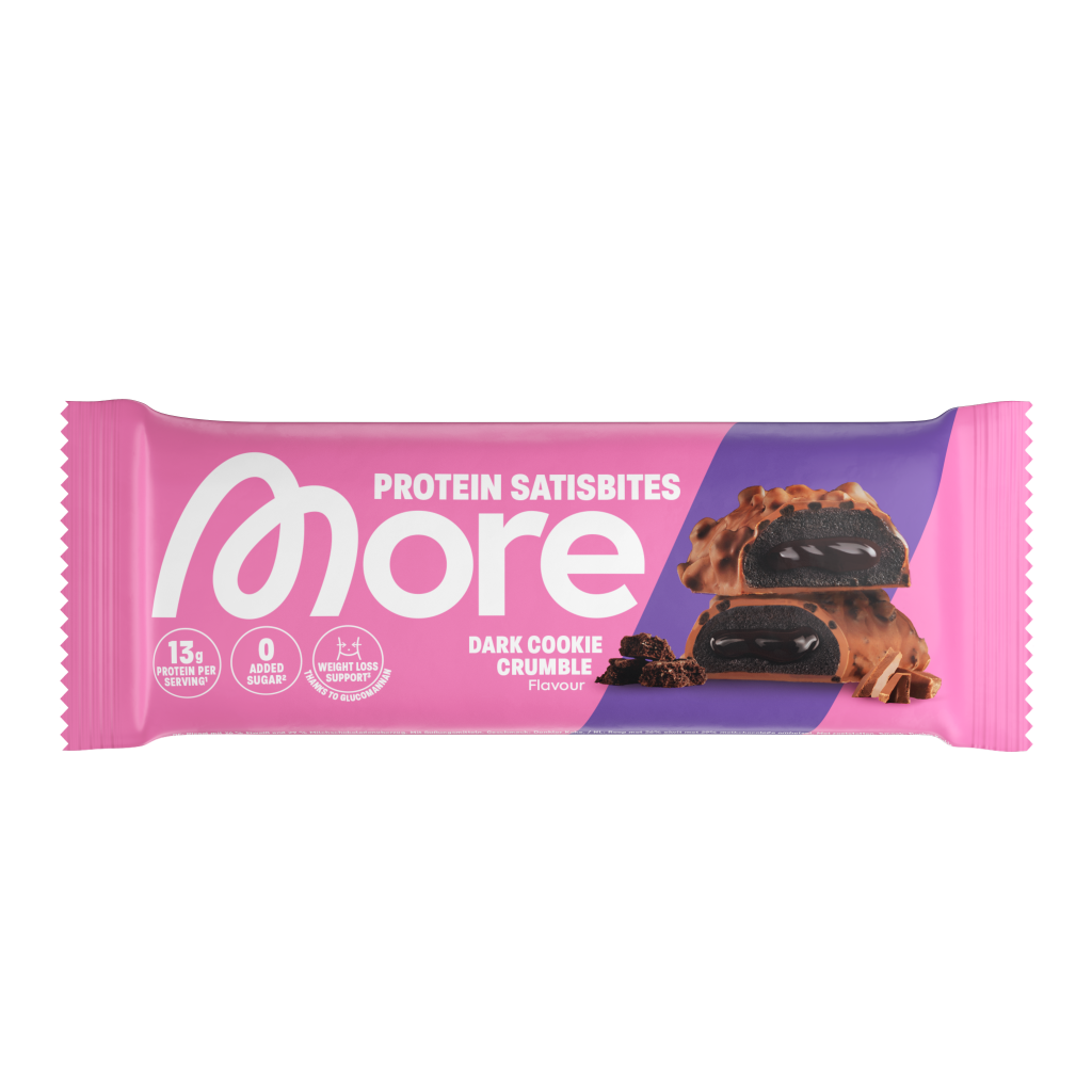 More Satisbite Bar Dark Cookie Crumble 50g