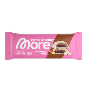 More Satisbite Bar White Hazelnut Nougat 50g