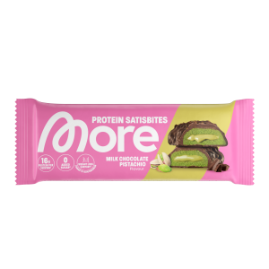 More Satisbite Bar Milk Chocolate Pistaccio 50g
