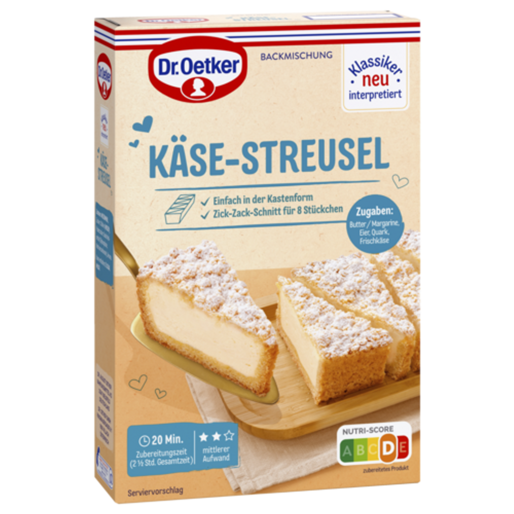Dr.Oetker Käse-Streusel 370g