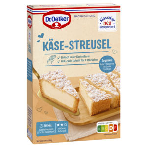 Dr.Oetker Käse-Streusel 370g