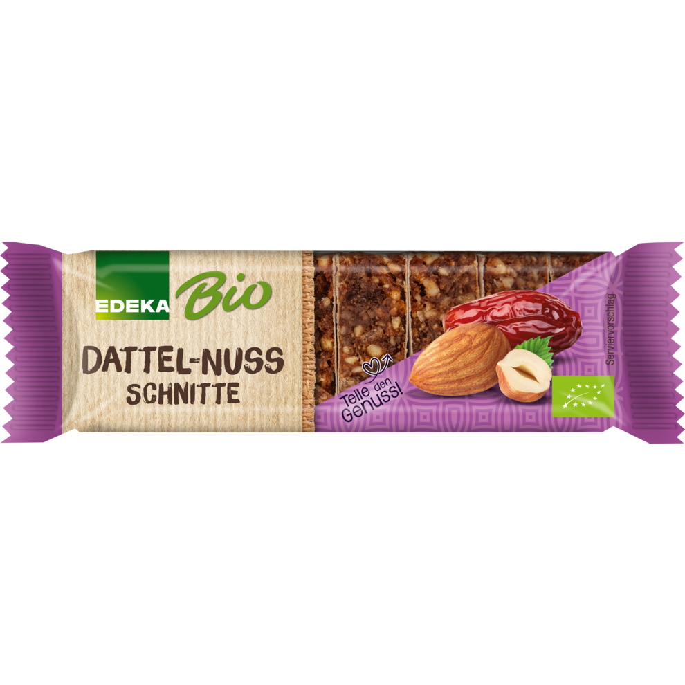 Bio EDEKA Nuss Dattel Fruchtschnitte 60g